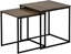 Picture of Shumee Zestaw 2 stolików ciemne drewno DENNY