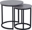 Attēls no Shumee Zestaw 2 stolików pomocniczych efekt betonu DIXIE