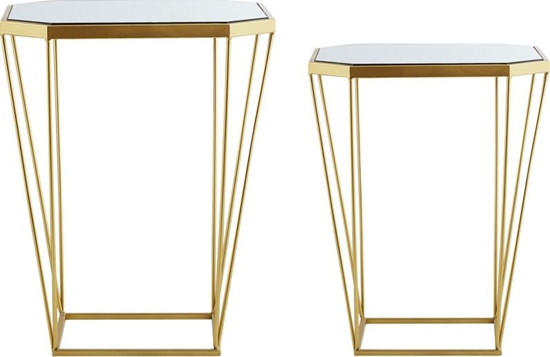 Picture of Shumee Zestaw 2 stolików pomocniczych zoty SIERRA