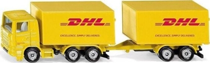 Attēls no Siku Pojazd Ciarówka z przyczep firmy DHL kurier