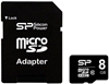 Picture of Silicon power 8 GB, MicroSDHC, Flash memory class 10, SD adapter