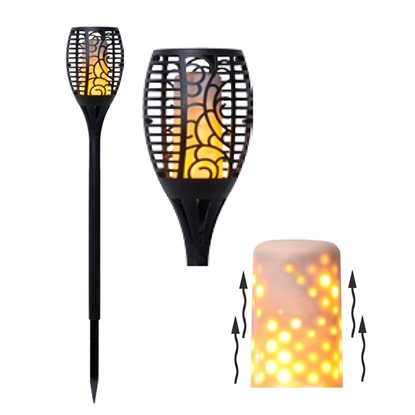 Picture of Solārlampa Torch Flame 11.5x57cm melna