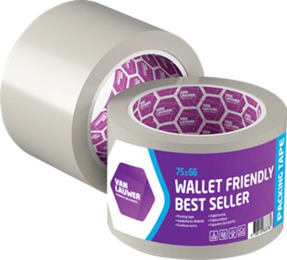 Picture of Solvent līmlente, 38mm x 66m, caurspīdīga