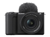 Picture of Sony Mirrorless Vlog Camera | ZV-E10M2KB ZV-E10 II and 16-50mm Lens Kit | Mirrorless Camera body | 27 MP | ISO sensitivity (max) 102400 | Display diagonal 3 " | Video recording | Wi-Fi | Fast Hybrid AF | Magnification 2 x | APS-C type (23.3 x 15.5 mm),
