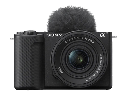 Attēls no Sony Mirrorless Vlog Camera | ZV-E10M2KB ZV-E10 II and 16-50mm Lens Kit | Mirrorless Camera body | 27 MP | ISO sensitivity (max) 102400 | Display diagonal 3 " | Video recording | Wi-Fi | Fast Hybrid AF | Magnification 2 x | APS-C type (23.3 x 15.5 mm), Ex