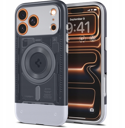 Attēls no Spigen Classic C1 MagSafe, graphite - iPhone 17 Pro Max