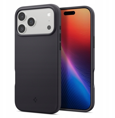 Attēls no Spigen Silicone Fit Mag MagSafe - Etui do iPhone 17 Pro (Black)