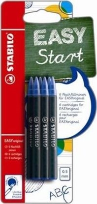 Picture of Stabilo Wkad do Easy Orginal 0.5mm niebieski 6szt bls