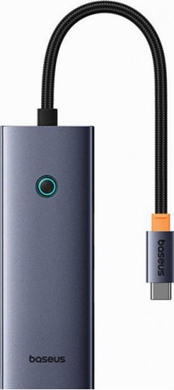 Изображение Stacja/replikator Baseus Baseus UltraJoy Series 5-Port HUB Space GreyType-C to USB3.0*4+PD*1