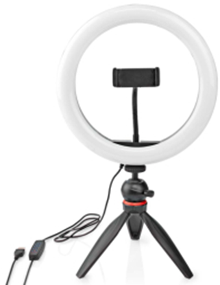 Attēls no Statīvs Nedis Ring Light 26cm 2700k - 6700k