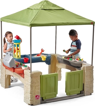 Attēls no Step2 Domek dla dzieci patio z baldachimem i grillem