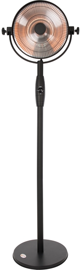 Picture of SUNRED Heater RSS16, Retro Bright Standing Infrared, 2100 W, Black, IP54