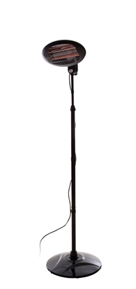 Attēls no SUNRED Heater SMQ2000A, Elekra Quartz Standing Infrared, 2000 W, Black, IP34