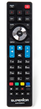 Attēls no Superior Electronics ReplacemRemote Control - Replacement remote control Black, SUPTRB010, for Philips (SMART) TVs