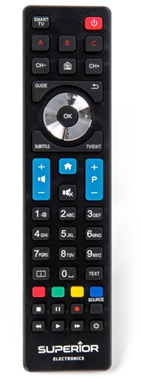 Picture of Superior Electronics ReplacemRemote Control - Replacement remote control Black, SUPTRB010, for Philips (SMART) TVs