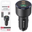 Изображение adowarka Swissten Car Charger 2x USB-C PD / USB / 95W
