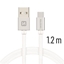 Attēls no Swissten Textile Universal Quick Charge 3.1 USB-C Data and Charging Cable 1.2m