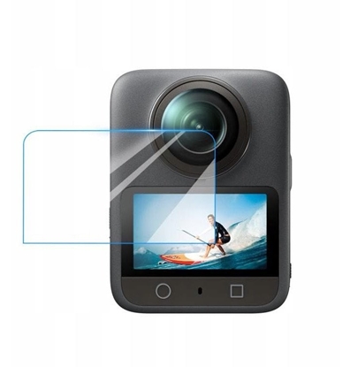 Изображение Szko Hartowane Osona Ochrona na Ekran Monitor LCD do Kamery DJI Osmo 360 / PU778T