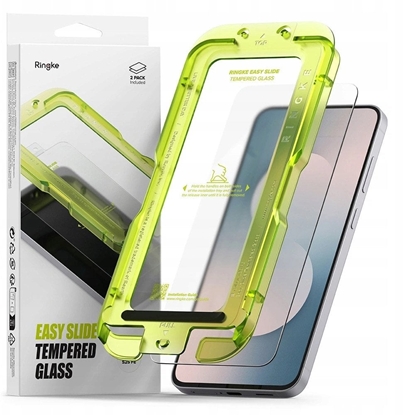 Attēls no SZKO HARTOWANE RINGKE EASY SLIDE 2-PACK GALAXY S25 FE CLEAR