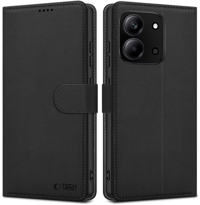 Attēls no Tech-Protect Tech-Protect Wallet Case for Xiaomi Redmi 15C 173mm / Poco 85C 173mm - Black