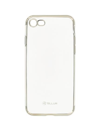 Picture of Tellur Apple Cover Silicone Electroplated for iPhone 8 silver