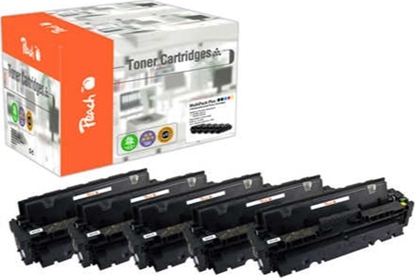 Изображение Peach 112094 tonera kārtridžs 4 pcs Oriģināls Melns, Tirkīzzils, Fuksīns, Dzeltens