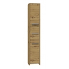 Picture of Topeshop S33 ARTISAN bathroom storage cabinet Oak
