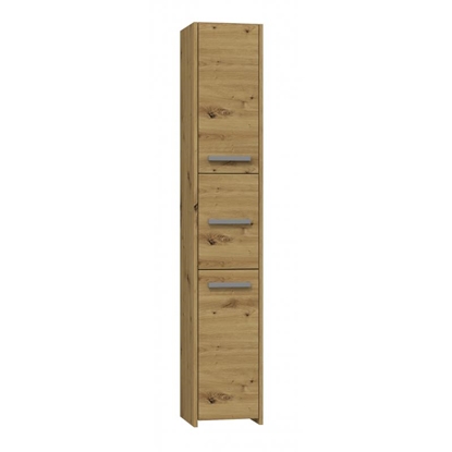 Attēls no Topeshop S33 ARTISAN bathroom storage cabinet Oak