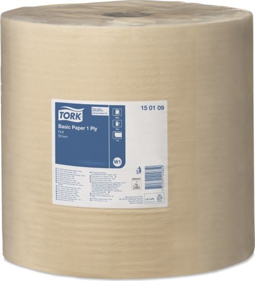Picture of Tork - Czyciwo papierowe w duej roli do lekkich zabrudze, 1-warstwowe, universal - Brzowe