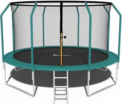 Attēls no Trampolina ogrodowa dla dzieci 435cm z siatk zewntrzn i drabink