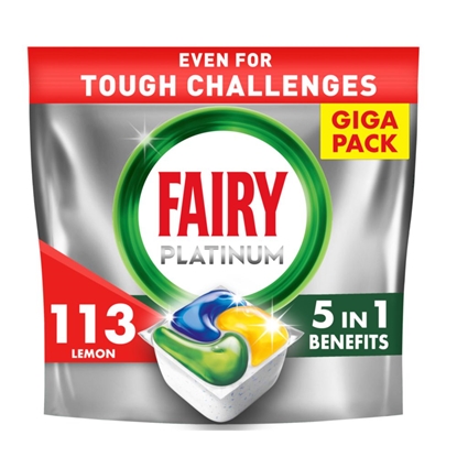 Picture of Trauku mazg.kapsulas FAIRY Platinum Lemon, 113gb