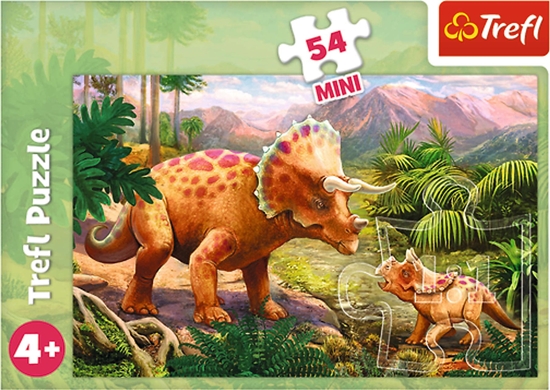 Picture of Trefl PUZZLE 54EL TREFL 19729 MINI NIESAMOWITE DINO PU