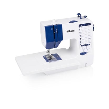 Picture of Tristar Sewing machine | SM-6005 | Number of stitches 38 | Number of buttonholes 1 | White/Blue