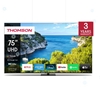 Picture of TV Set|THOMSON|75"|4K/Smart|3840x2160|Wireless LAN|Bluetooth|Google TV|Black|75UG5C14