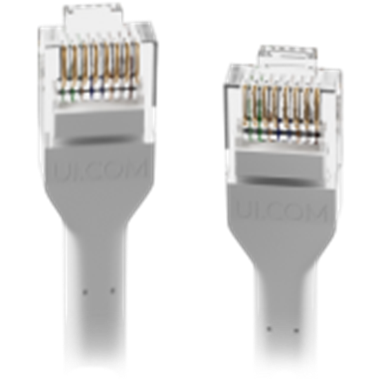 Picture of UBIQUITI ULTRA-THIN PATCH CABLE WITH BENDABLE BOOTS DESIGNED FOR INSTALLATION FLEXIBILITY / WHITE / 3 M