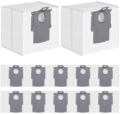 Picture of Vacuum Cleaner Accessory|ROBOROCK|Disposable Dust Bag 12-pack|White|For H5|8.04.0032