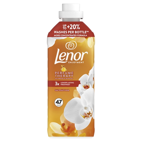 Picture of Veļas mīkstinātājs LENOR Orchid & Vanilla, 47 mazgāšanas reizēm, 987ml