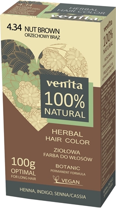 Attēls no Venita Zioowa farba do wosów 4.34 Orzechowy Brz