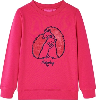 Picture of vidaXL Bluza dziecica, jaskrawy ró, 128