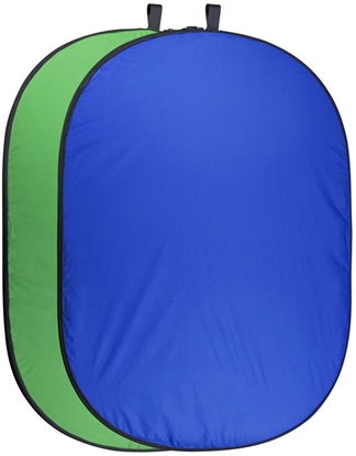 Picture of Walimex pro Falthintergrund 200x230cm grün/blau