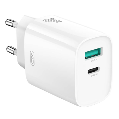 Picture of Wall charger XO CE30, 30W, 1x USB-C, 1x USB-A