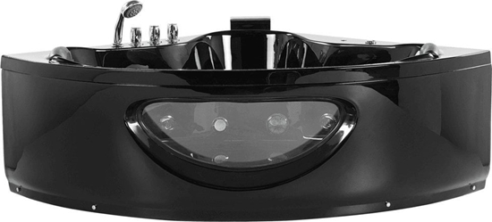 Picture of Wanna Beliani Wanna narona LED z hydromasaem 138 x 138 cm czarna TOCOA