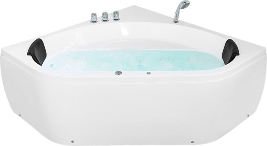 Picture of Wanna Beliani Wanna narona LED z hydromasaem 140 x 140 cm biaa MEVES