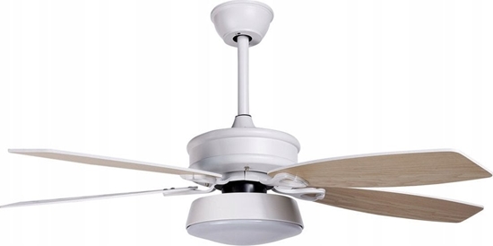 Picture of Wentylator Beliani Wentylator sufitowy biay z jasnym drewnem LOGAN