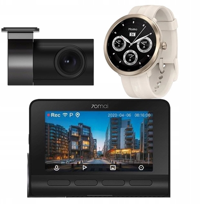 Attēls no Wideorejestrator 70mai A800S-1 + RC06 4K + Maimo Watch WT2001 GPS GOLD