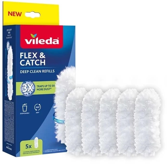 Picture of Vileda Staubwedel-Einsätze für Flex&Catch 5 Stück