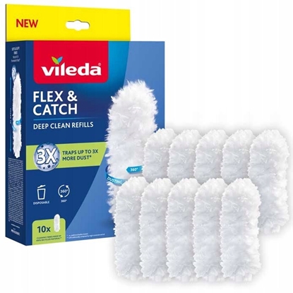 Изображение Vileda Staubwedel-Einsätze für Flex&Catch 10 Stück
