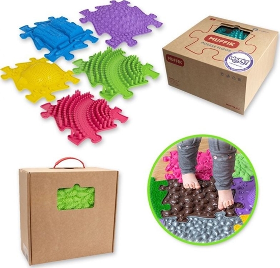 Picture of Woopie Mata Sensoryczna Ortopedyczna Puzzle 5 El.