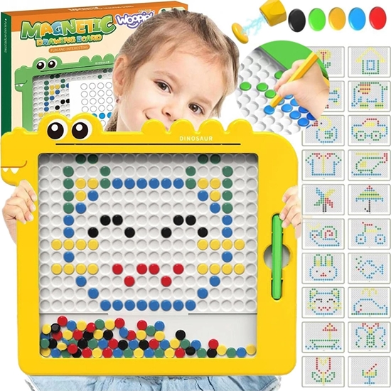 Picture of Woopie Tablica Magnetyczna Dla Dzieci Montessori Magpad Dinozaur