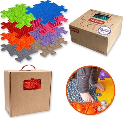 Attēls no Woopie WOOPIE Mata Sensoryczna Ortopedyczna Puzzle 8 el. WERSJA-1A